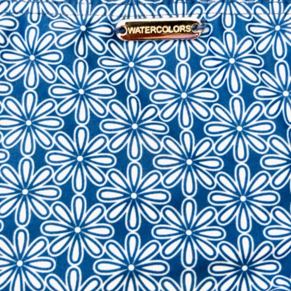 NEW! Kenny Flowers The Todos Santos Mini String Bikini Bottom Blue SZ S - Picture 12 of 15